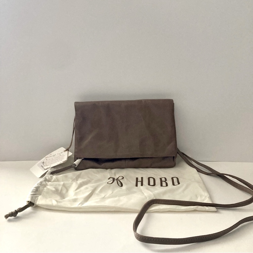 HOBO Mari Ash Leather Crossbody Bag